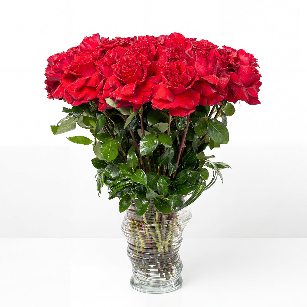 The Valentine — Limited Edition Red Rose Arrangement
